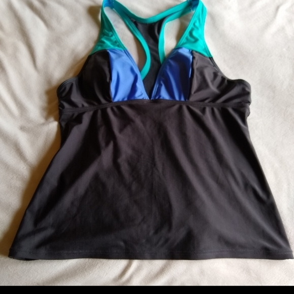 OAKLEY Block Island Tankini Set Top Plus Matching Bottoms - Picture 2 of 2